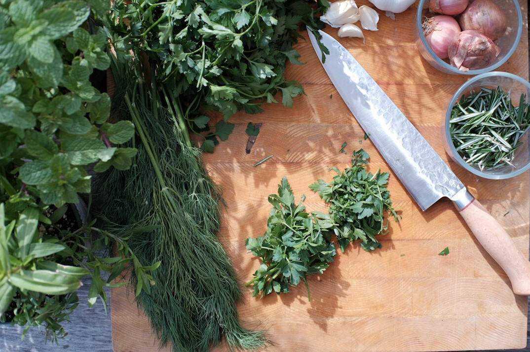 fresh herbs and spices